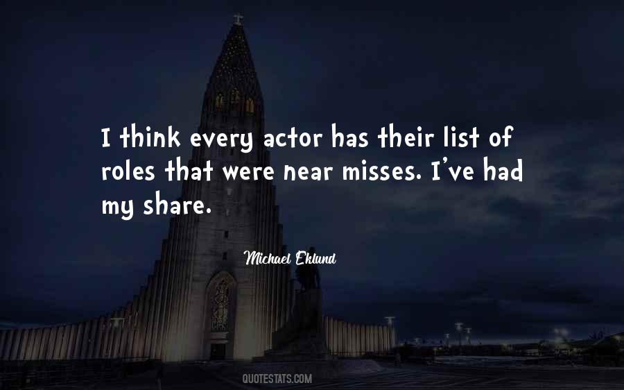 Quotes About Actor Roles #503629