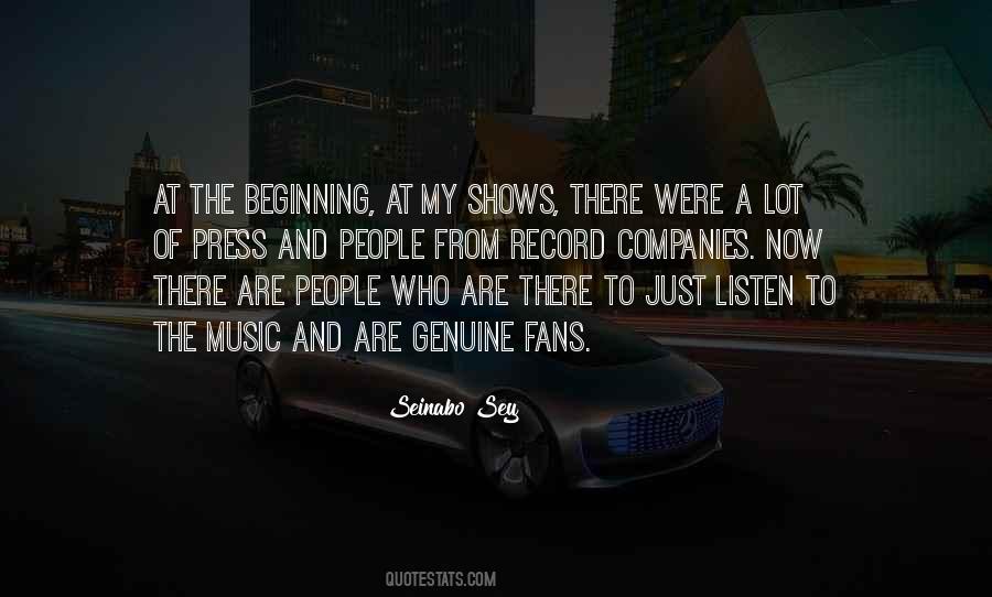Listen Genuine Quotes #575383