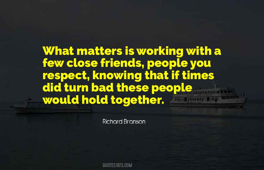Respect Matters Quotes #1327675