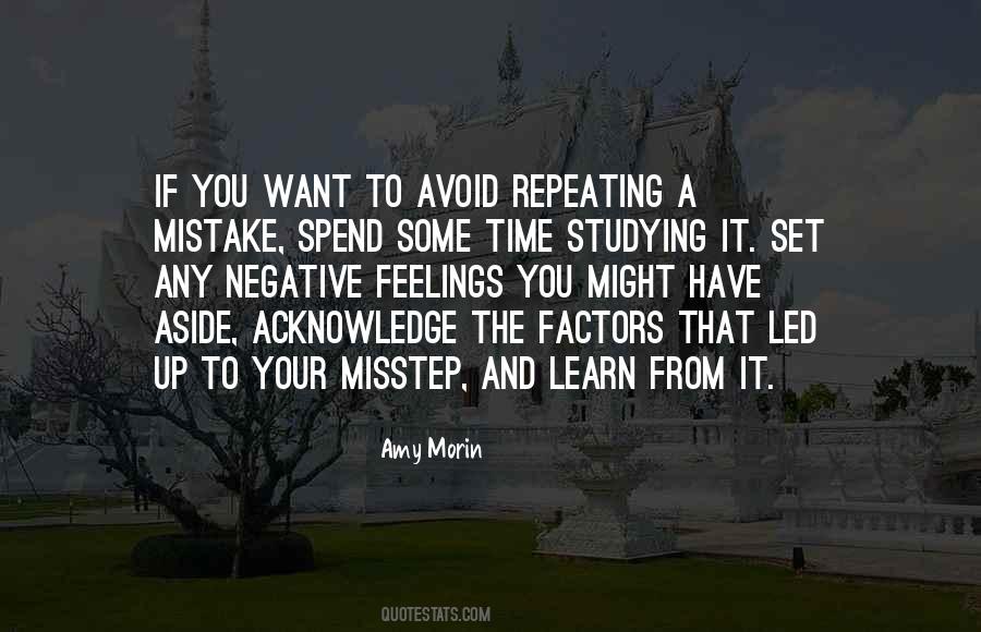 Learn From Your Mistake Quotes #1277572