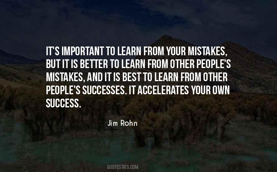 Learn From Your Mistake Quotes #1690576
