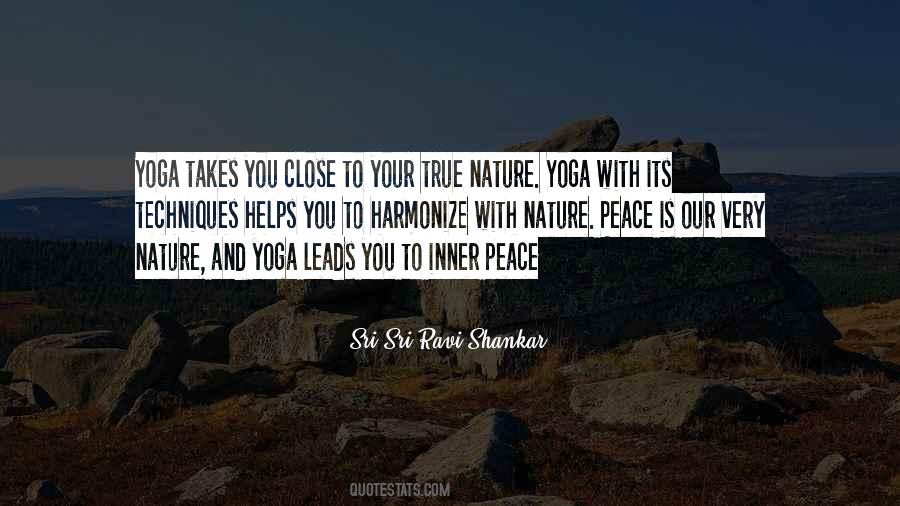 Quotes About Nature And Yoga #1530436