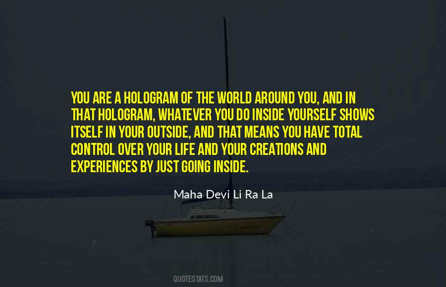 You Are In Control Of Your Life Quotes #1636907