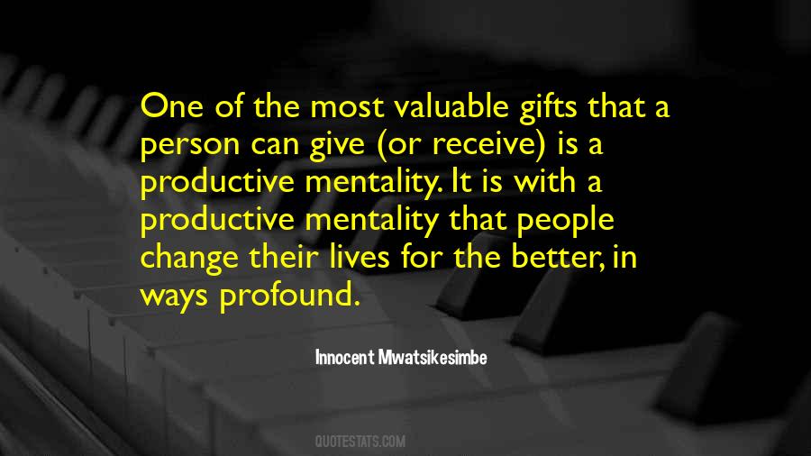 Quotes About Gifts In Life #1029735