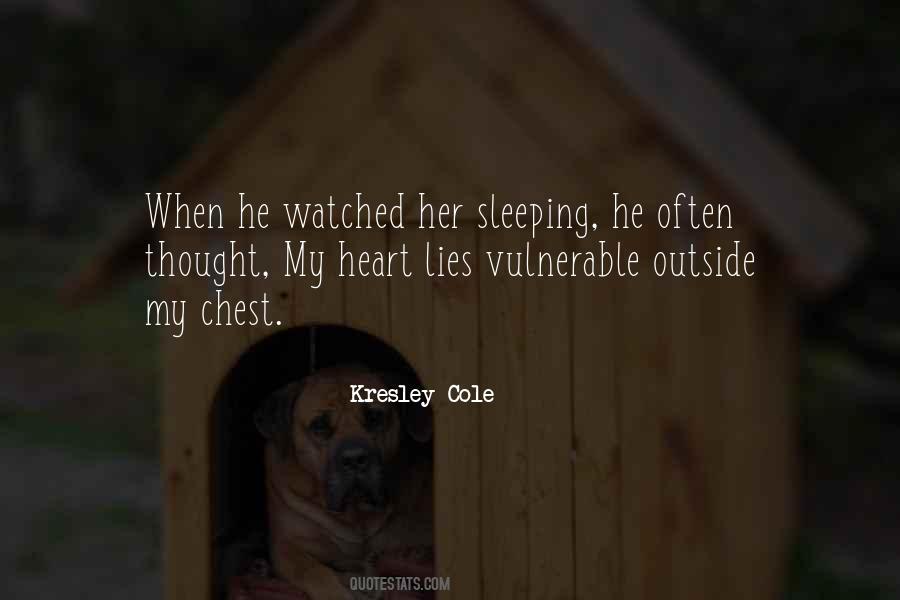 Quotes About Her Sleeping #324176