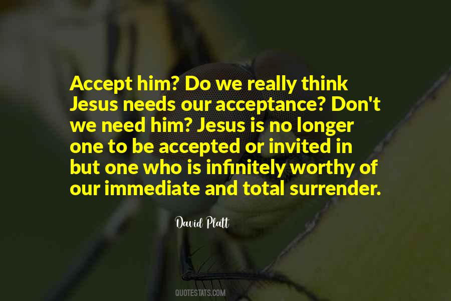 Accept Jesus Quotes #320685
