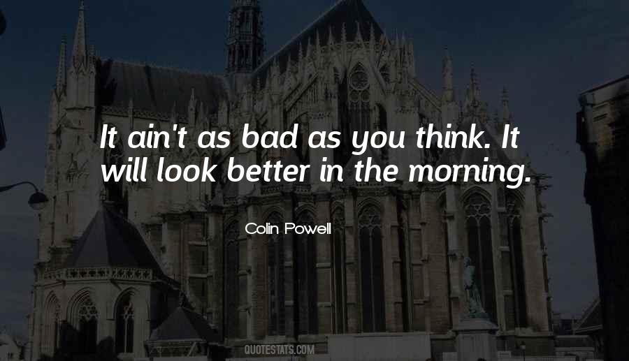 Bad Morning Quotes #453481