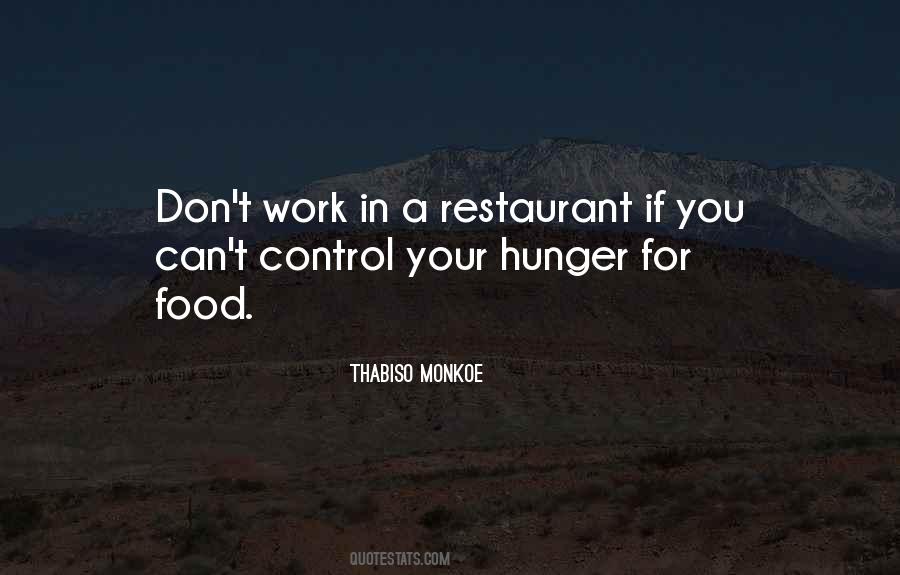 Control Your Hunger Quotes #1126873