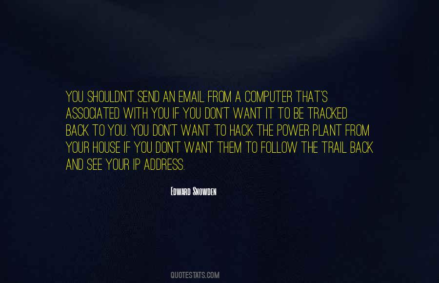 Send An Email Quotes #25298