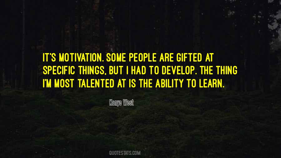 Quotes About Gifted People #1284591