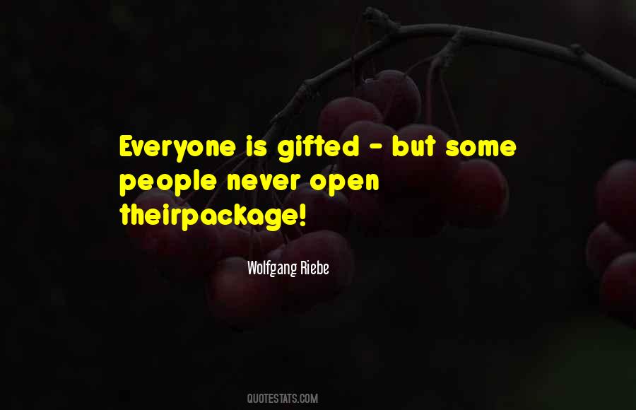 Quotes About Gifted People #1820387