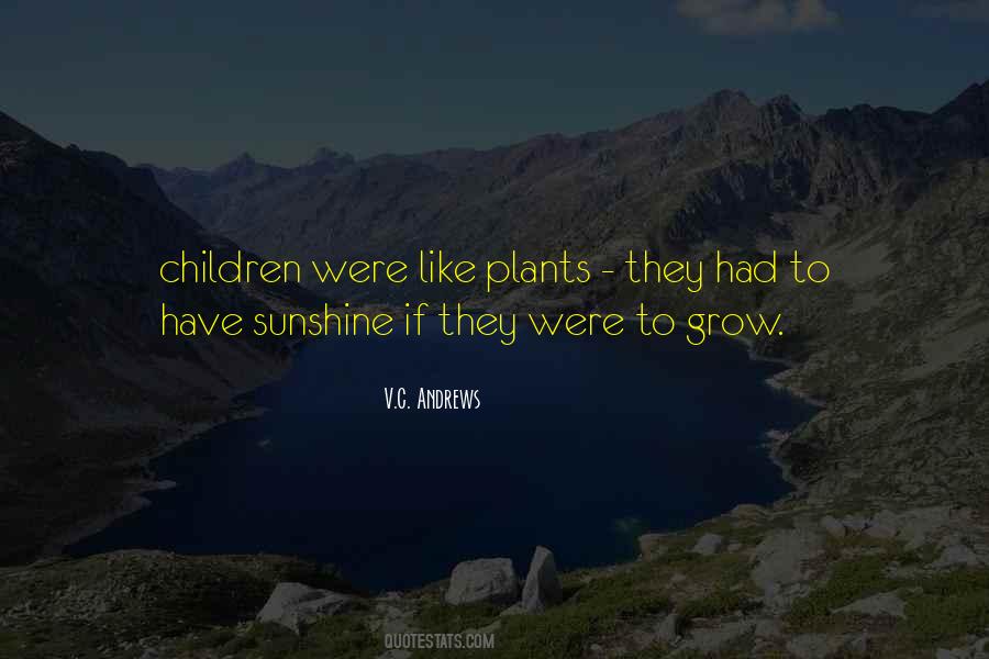Plants Sunshine Quotes #533455