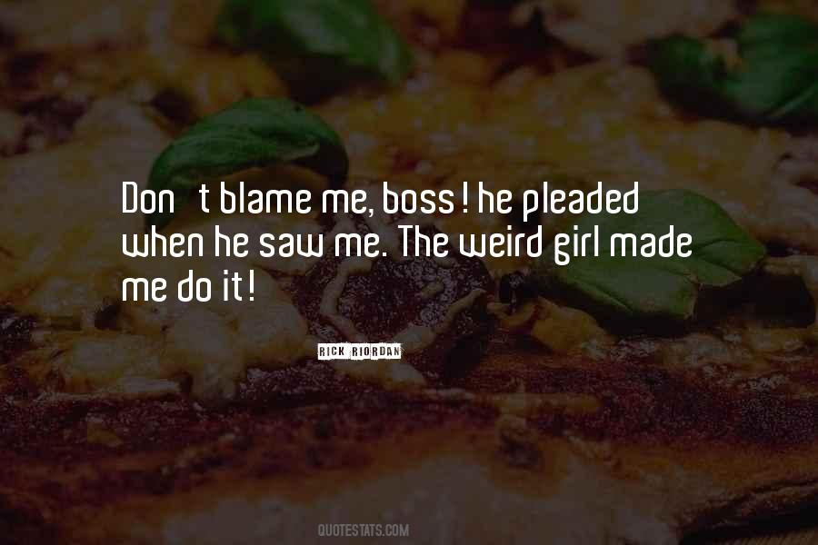 Weird Girl Quotes #1073935