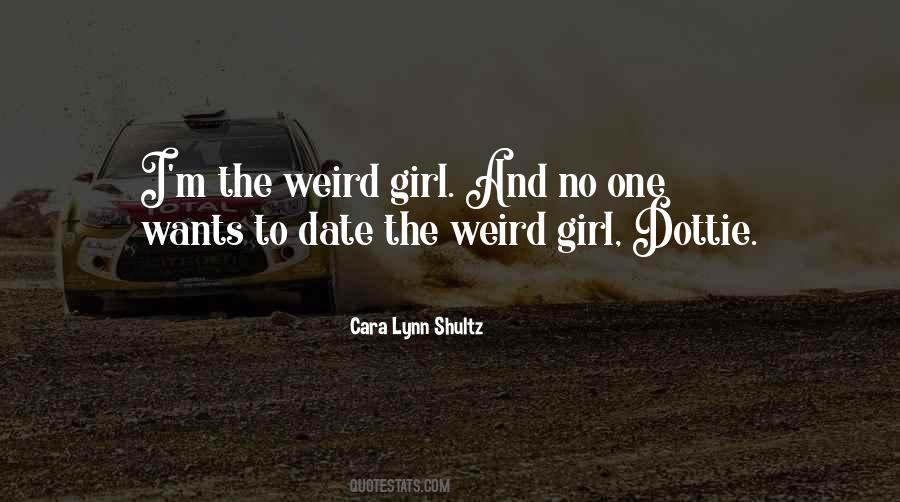 Weird Girl Quotes #1183657
