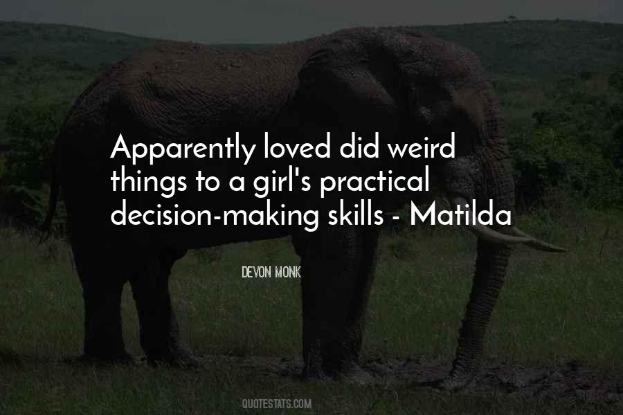 Weird Girl Quotes #1745197