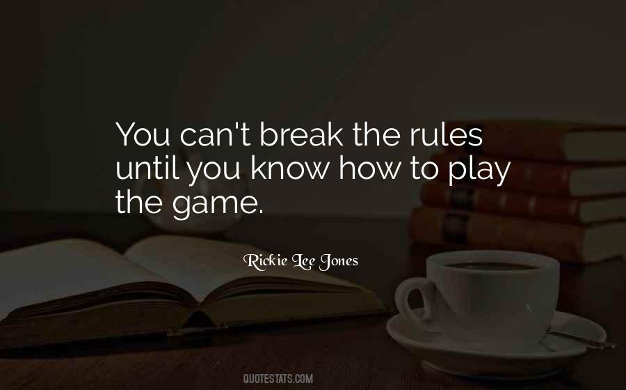 Game Break Quotes #788679