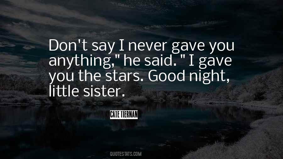 Stars Good Night Quotes #1734122