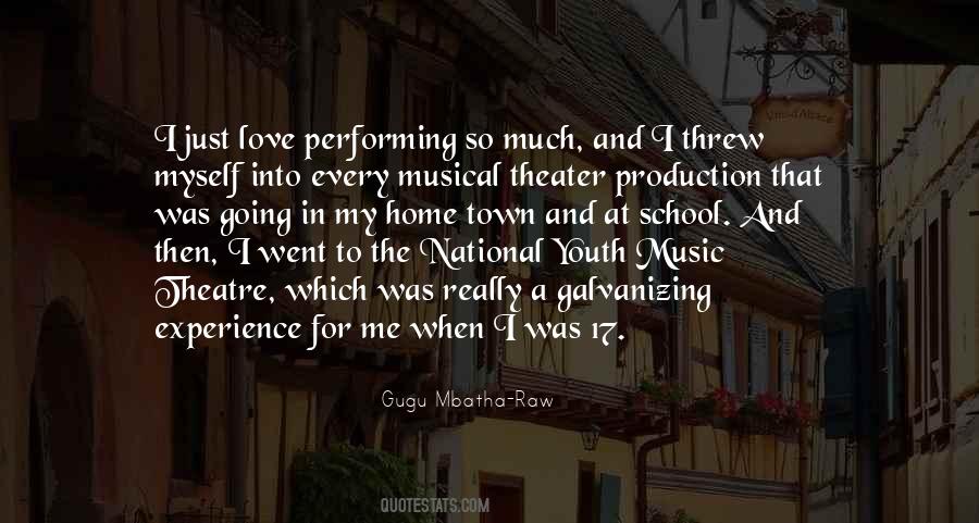 Theatre Musical Quotes #1017883