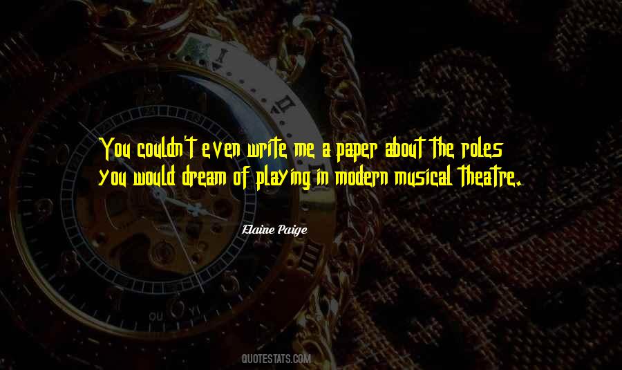 Theatre Musical Quotes #1599258