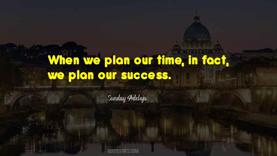 Plan Success Quotes #133061