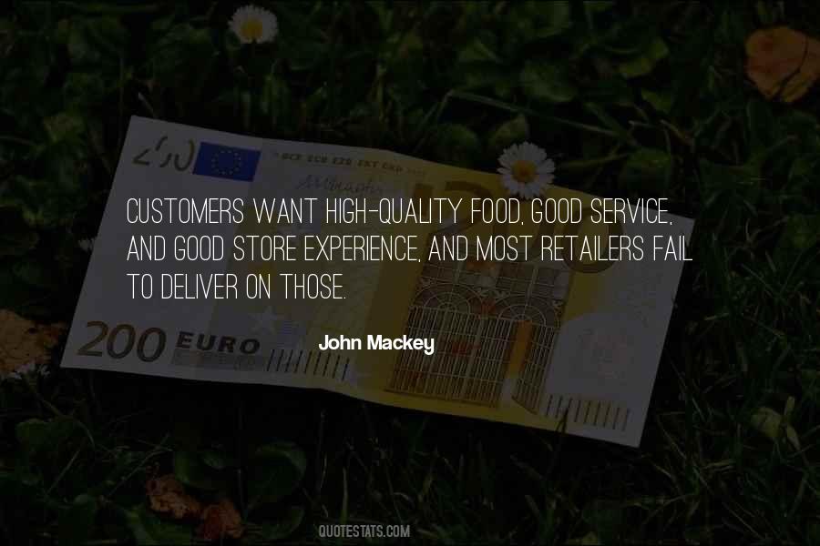 Food Quality Quotes #998290