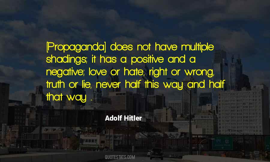Adolf Hitler Positive Quotes #1802867