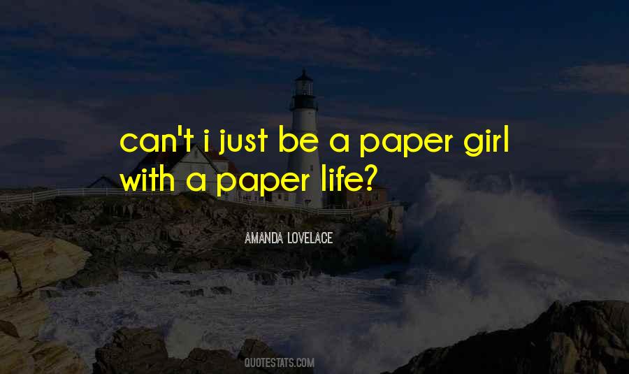 Life Girl Quotes #215851