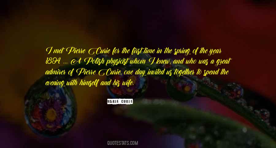 Spring Evening Quotes #1367243