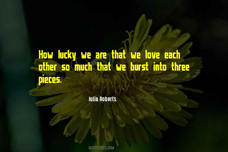 How Lucky Quotes #1665245