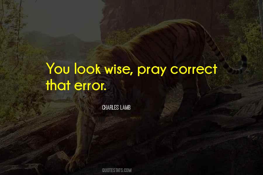 Wise Look Quotes #1875796