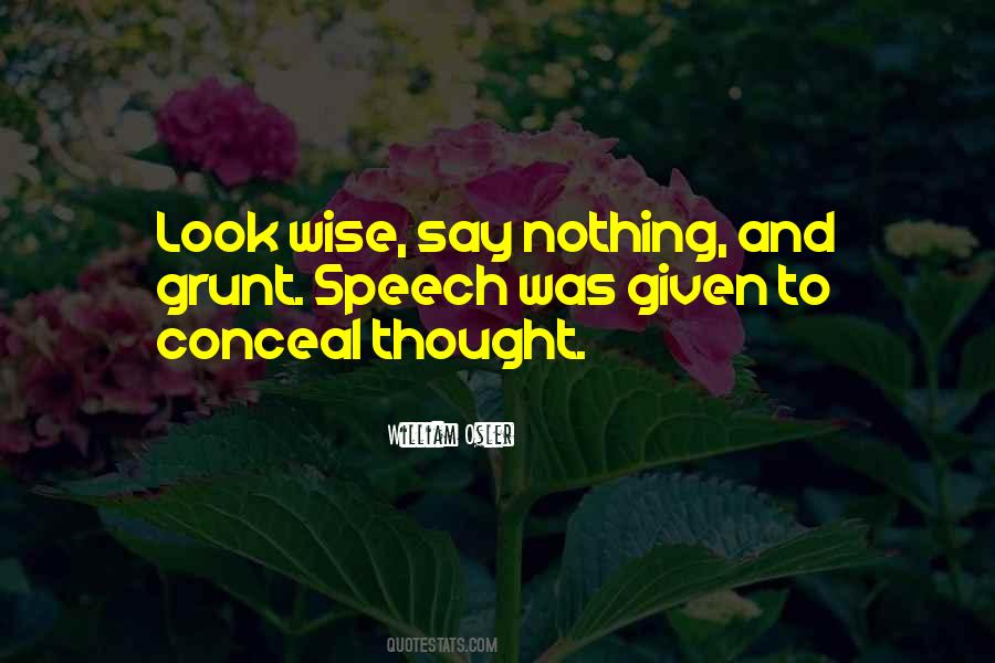 Wise Look Quotes #915076