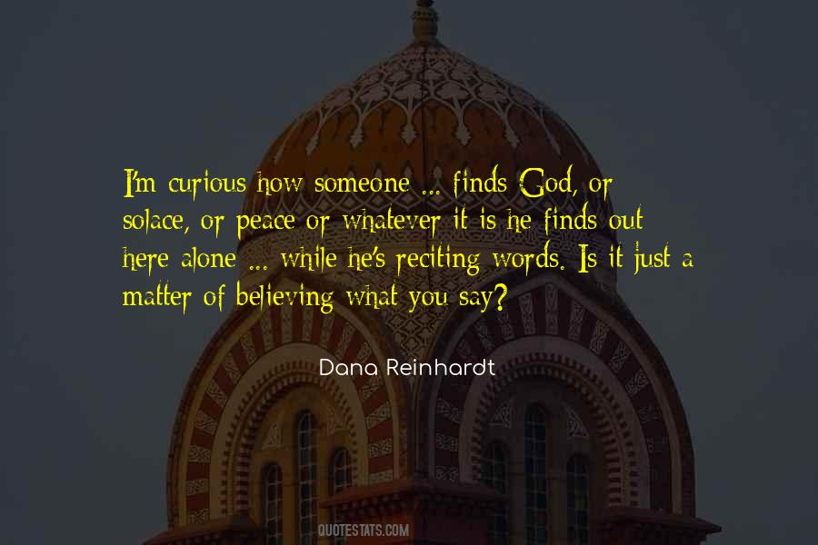 Peace And Solace Quotes #421912