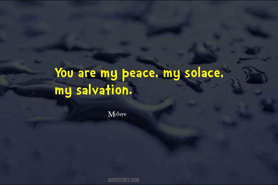 Peace And Solace Quotes #679812