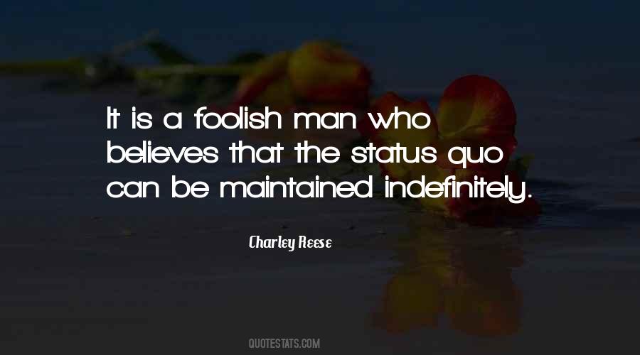 Man Status Quotes #119595