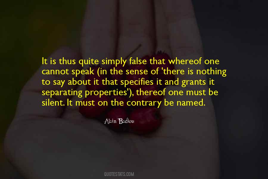 Speak On It Quotes #1465963