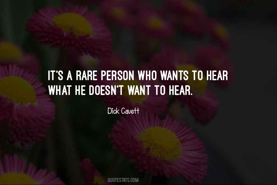 A Rare Person Quotes #253340