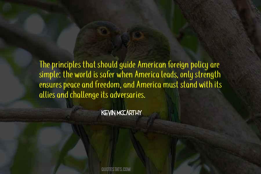 Peace For America Quotes #1130786