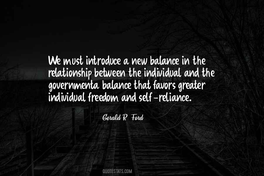 Quotes About Balance Relationship #1861056