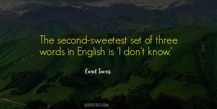 English Is Quotes #1022711