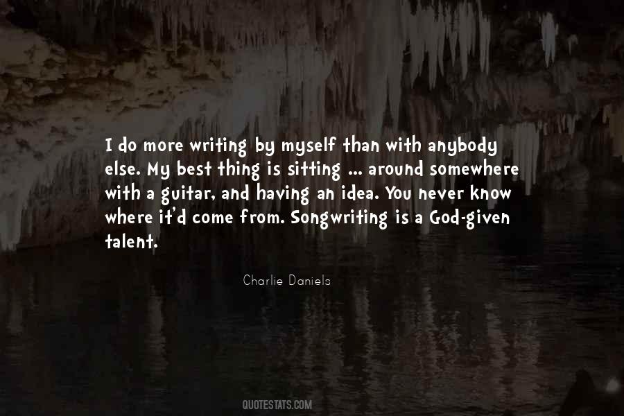 Music Talent Quotes #1252578