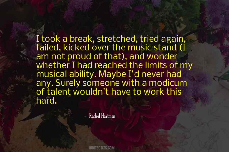 Music Talent Quotes #1445091