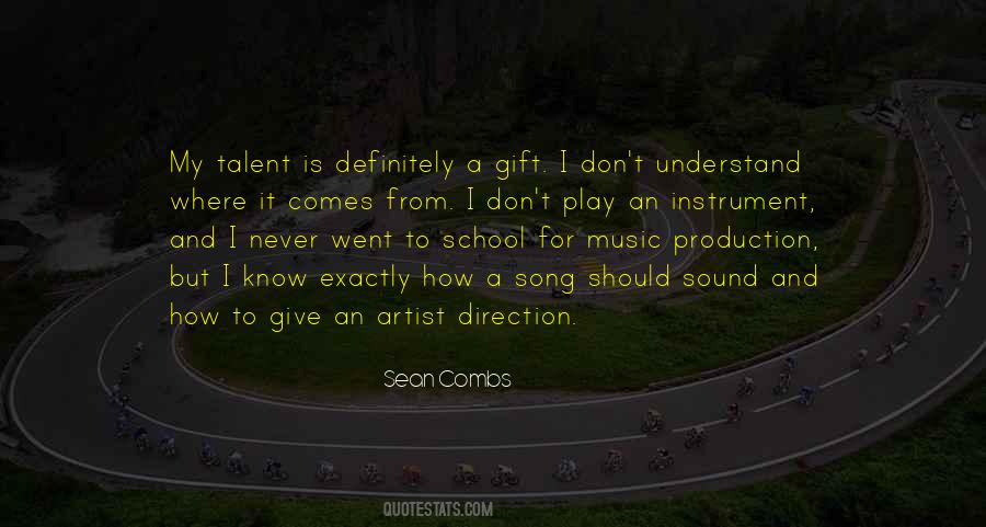 Music Talent Quotes #1552435