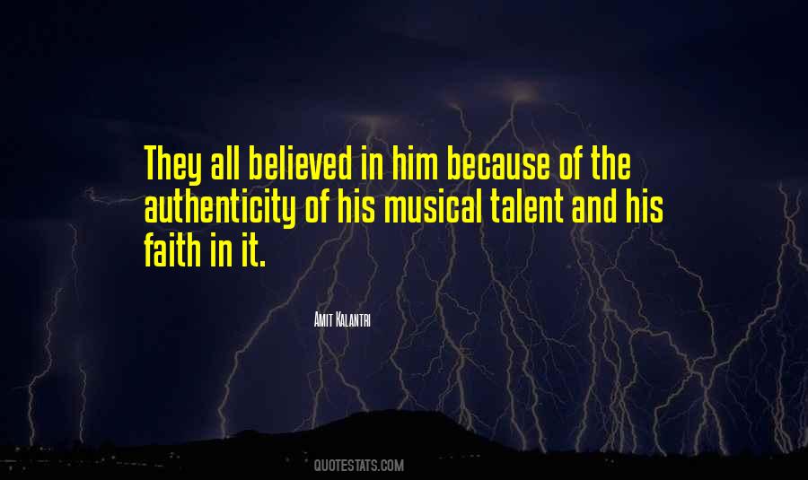 Music Talent Quotes #1699853