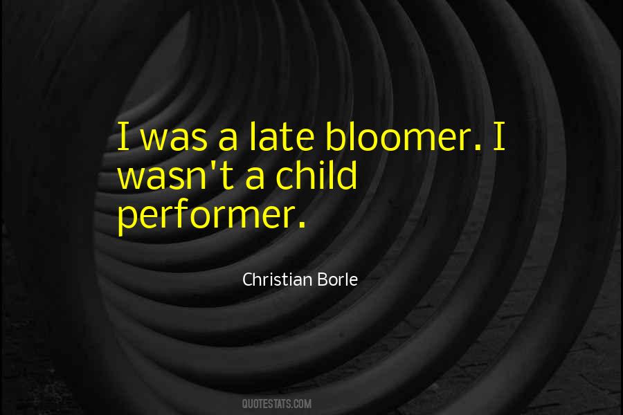 Quotes About Child Performer #134065