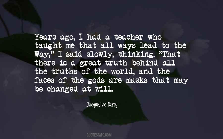 The World Is Changed Quotes #312120