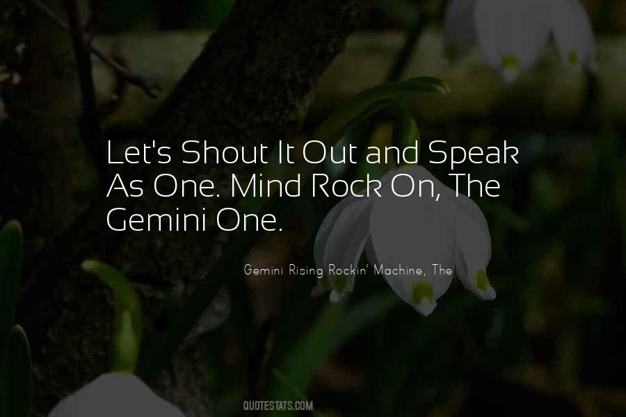 Shout It Out Quotes #1267555