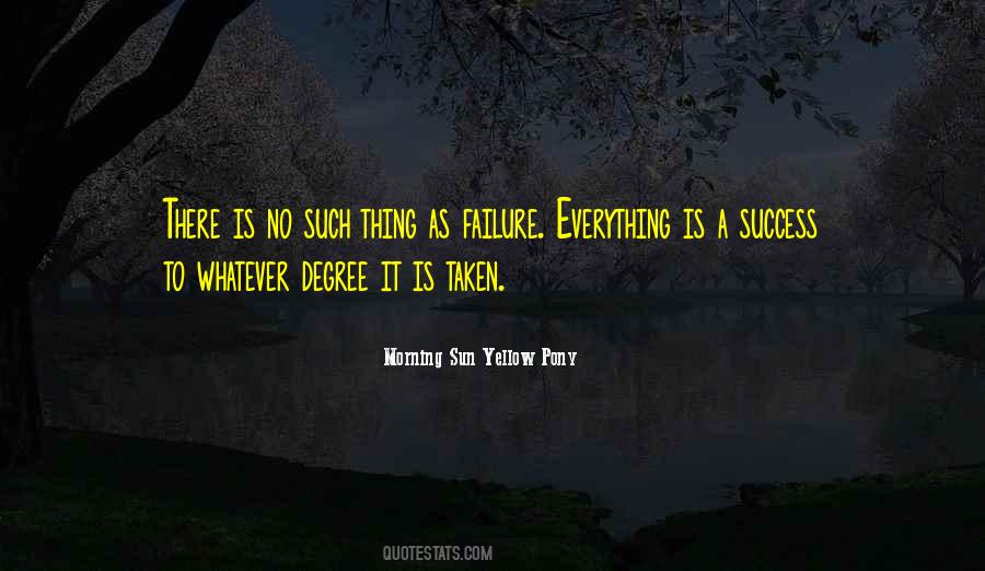 There Is No Such Thing As Failure Quotes #1124200