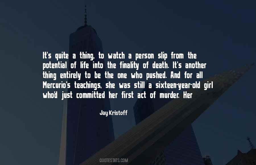Murder By Death Quotes #556531
