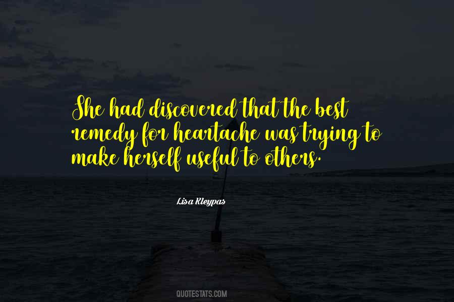 Make Yourself Useful Quotes #474613