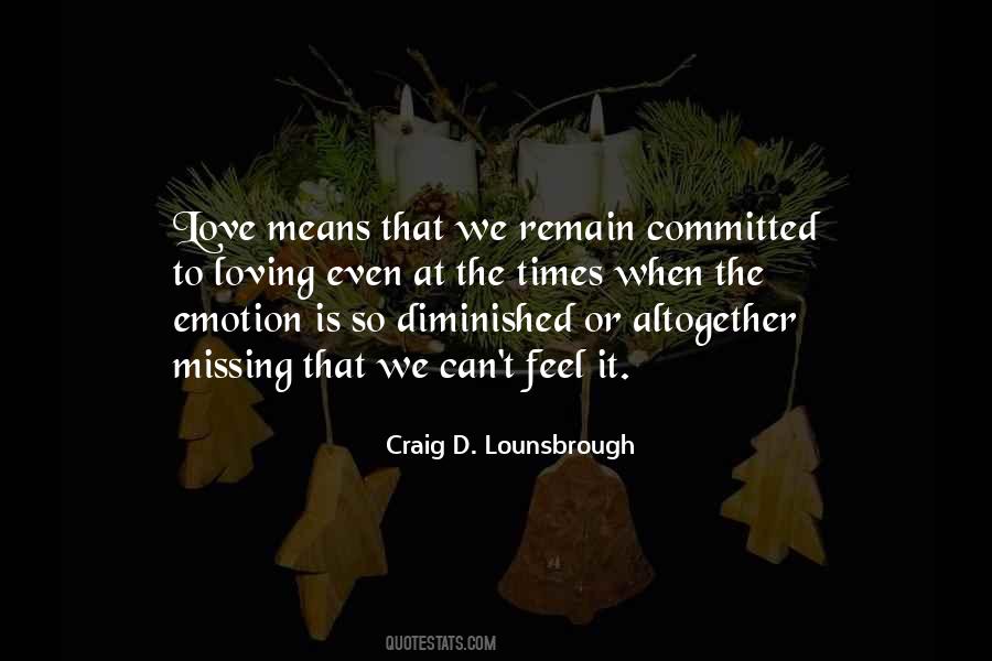 Missing Loving Quotes #1232577